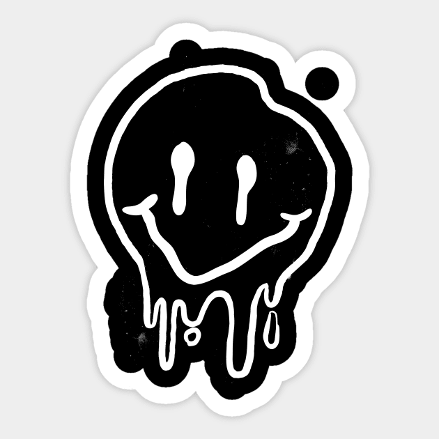 You Make My Face Melt Happy Face Melting Sticker by UNDERGROUNDROOTS
